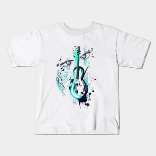 The umbrella and the violin Kids T-Shirt